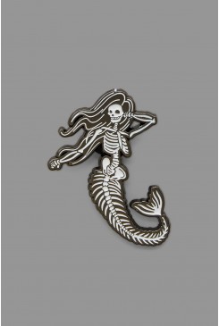 Goth Mermaid Pin